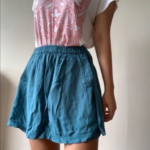 *SOLD* TURQUOISE SKIRT WITH POCKETS